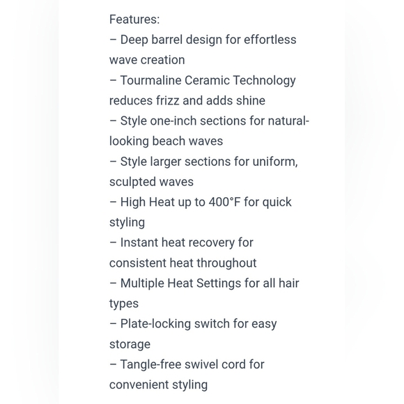 Bed Head Wave Artist Hair Waver - Picture 5 of 8